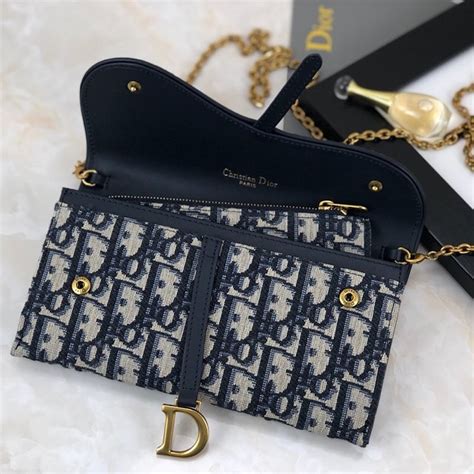 dior saddle wallet oblique|lady Dior wallet price.